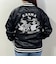 らんま1/2 リバーシブルスカジャン(L) ブラック×ブラック アパレル