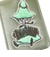 ムーミン スナフキン サガラ刺?パスケース (グリーン) 定期入れ MOOMIN