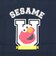 セサミストリート エルモ ユニセックスTシャツ(S) ネイビー アパレル