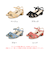 【WEB限定】クロスストラップメタリックラインサンダル/55201