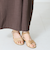 【WEB限定】クロスストラップメタリックラインサンダル/55201