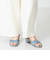 【WEB限定】クロスストラップメタリックラインサンダル/55201