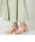 【WEB限定】ナローストラップメタリックラインサンダル/55202