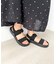 【Fit meサンダル】ニットダブルベルトサンダル