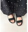 【Fit meサンダル】ニットダブルベルトサンダル