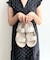 【Fit meサンダル】ニットダブルベルトサンダル