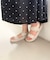 【Fit meサンダル】ニットダブルベルトサンダル