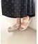 【Fit meサンダル】ニットダブルベルトサンダル