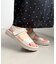 【Fit meサンダル】ニットダブルベルトサンダル