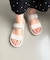 【Fit meサンダル】ニットダブルベルトサンダル