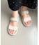 【Fit meサンダル】ニットダブルベルトサンダル
