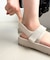 【Fit meサンダル】ニットダブルベルトサンダル