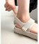 【Fit meサンダル】ニットダブルベルトサンダル