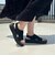 【Fit meサンダル】サイドオープンニット厚底サンダル/55207