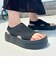 【Fit meサンダル】サイドオープンニット厚底サンダル/55207