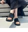【Fit meサンダル】サイドオープンニット厚底サンダル/55207
