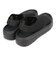 【Fit meサンダル】サイドオープンニット厚底サンダル/55207