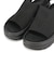 【Fit meサンダル】サイドオープンニット厚底サンダル/55207