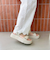【軽量・Fit meサンダル】メタルパーツ厚底サンダル/51226