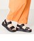 【Fit meサンダル】メタルパーツ厚底サンダル