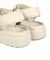 【Fit meサンダル】メタルパーツ厚底サンダル