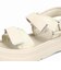 【Fit meサンダル】メタルパーツ厚底サンダル