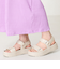 【軽量・Fit meサンダル】メタルパーツ厚底サンダル/51226