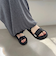 【軽量・Fit meサンダル】メタルパーツ厚底サンダル/51226