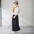 リボンデザイン甲深パンプス/55301