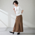 リボンデザイン甲深パンプス/55301