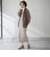 ウッドヒールベルトパンプス/51303