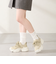 ダブルシューレース厚底スニーカー