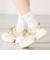 ダブルシューレース厚底スニーカー