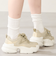 ダブルシューレース厚底スニーカー