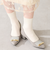 スクエアバックルフレアヒールパンプス/52314