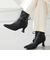 サイドリボンヒールブーツ/51417