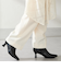 サイドリボンヒールブーツ/51417