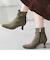 サイドリボンヒールブーツ/51417