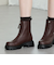 フロントジップショートブーツ/51413