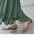 ゴムストラップフラットパンプス/52305