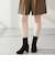チャンキーヒールストレッチブーツ/52406