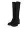 ピタッとフィットスエードヒールロングブーツ/55502