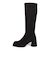 ピタッとフィットスエードヒールロングブーツ/55502