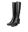 スクエアトゥチャンキーヒールロングブーツ/51501