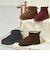 厚底ムートンショートブーツ/51409