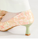 変形リボンモチーフヒールパンプス/61117