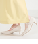 プチメタルパーツストラップヒールパンプス/62102