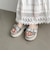 ビジューバックル厚底スポサン