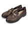 【跳べるパンプス】ラウンドトゥビットモチーフ厚底ローファー/R-3225