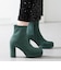 プラットフォームヒールショートブーツ/61410